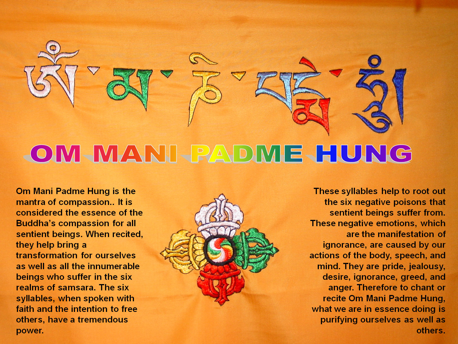 Ommanipadmehung - Poster , HD Wallpaper & Backgrounds