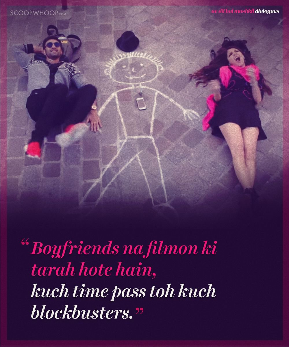 Ae Dil Hai Mushkil - Pyaar Mein Junoon Hai Dosti Mein Sukoon Hai Dialogue , HD Wallpaper & Backgrounds