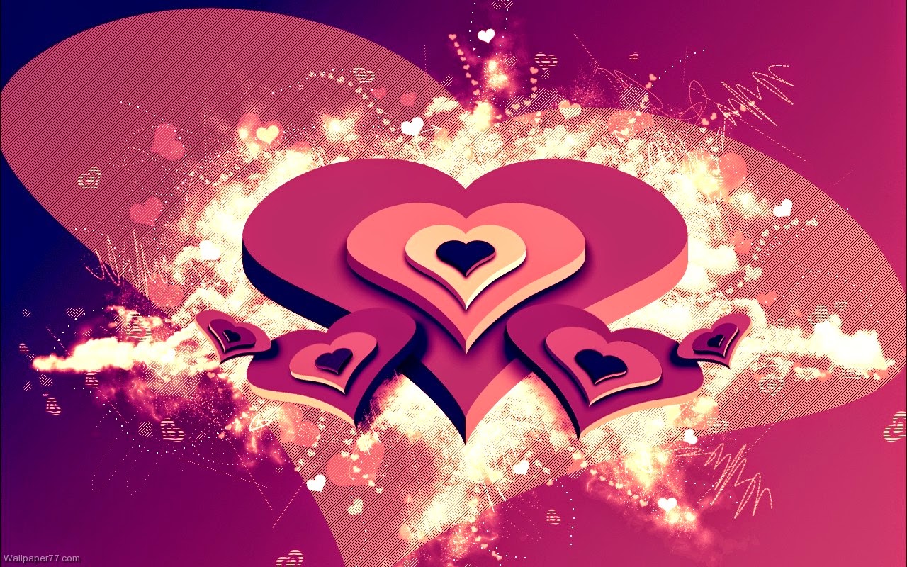 Love Hearts Feelings-valentine Wallpapers Hd - Você Vive Em Mim , HD Wallpaper & Backgrounds