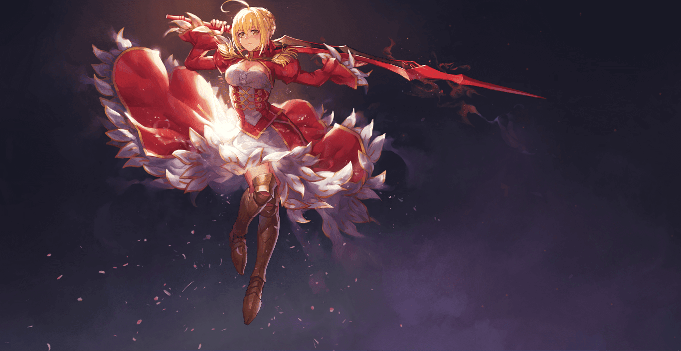 Nero Claudius[ネロ] Saber [セイバー] Fate Extella [wallpaper - Saber Alter Two Sword , HD Wallpaper & Backgrounds