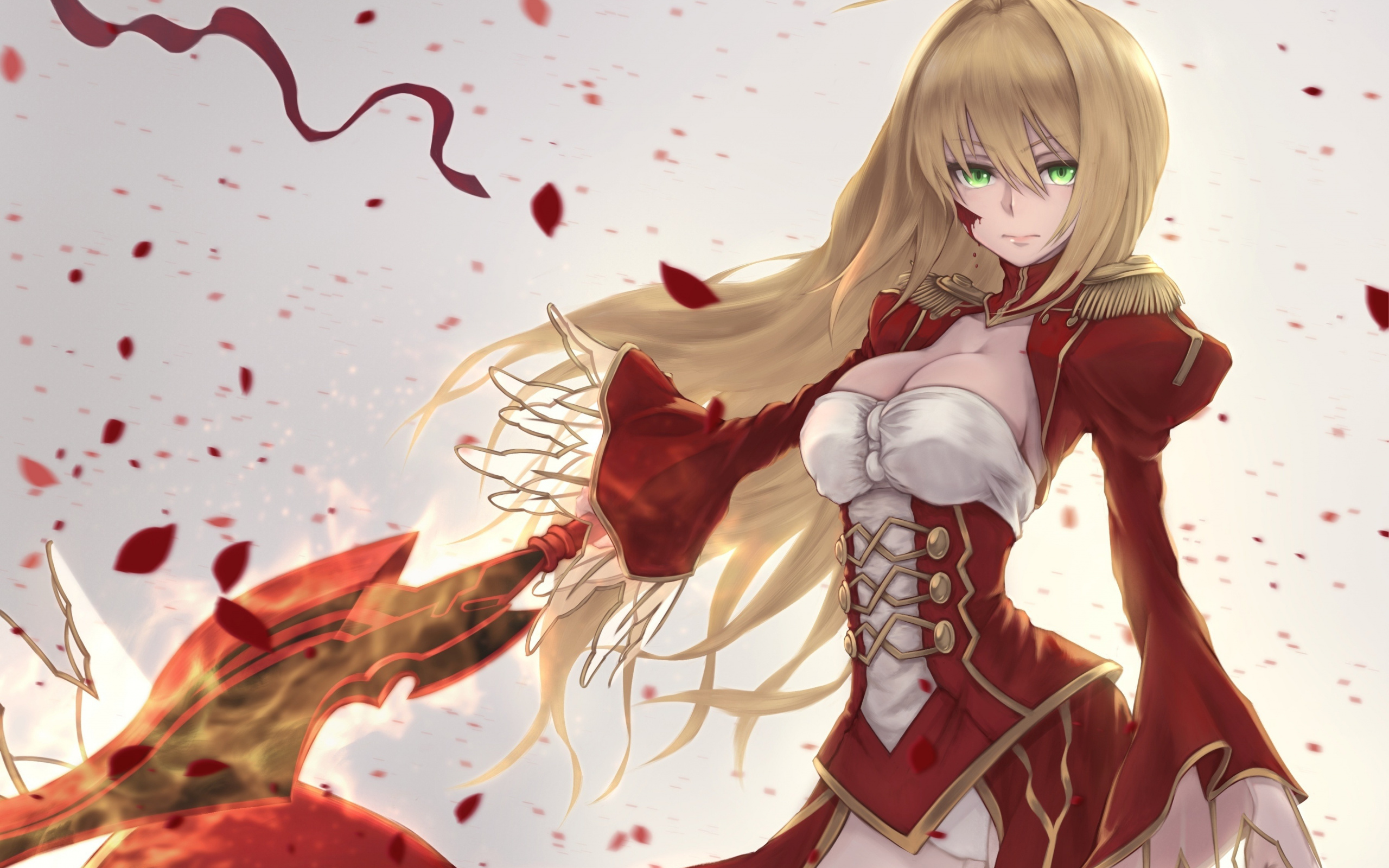 Wallpaper Blonde, Nero Claudius, Fate/grand Order, - Anime Girl Nero Claudius , HD Wallpaper & Backgrounds