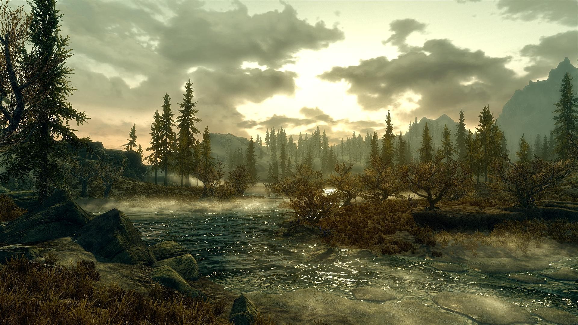 Skyrim Landscape , HD Wallpaper & Backgrounds