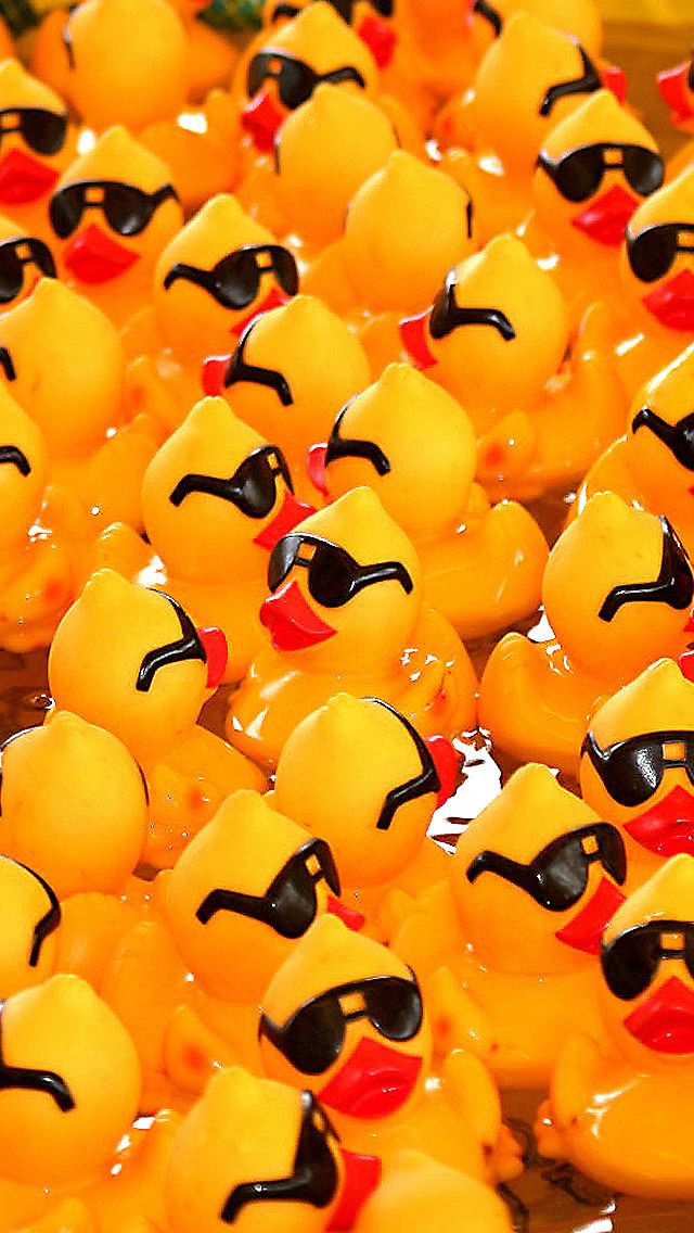 Rubber Ducks - Rubber Duck Wallpaper Iphone , HD Wallpaper & Backgrounds