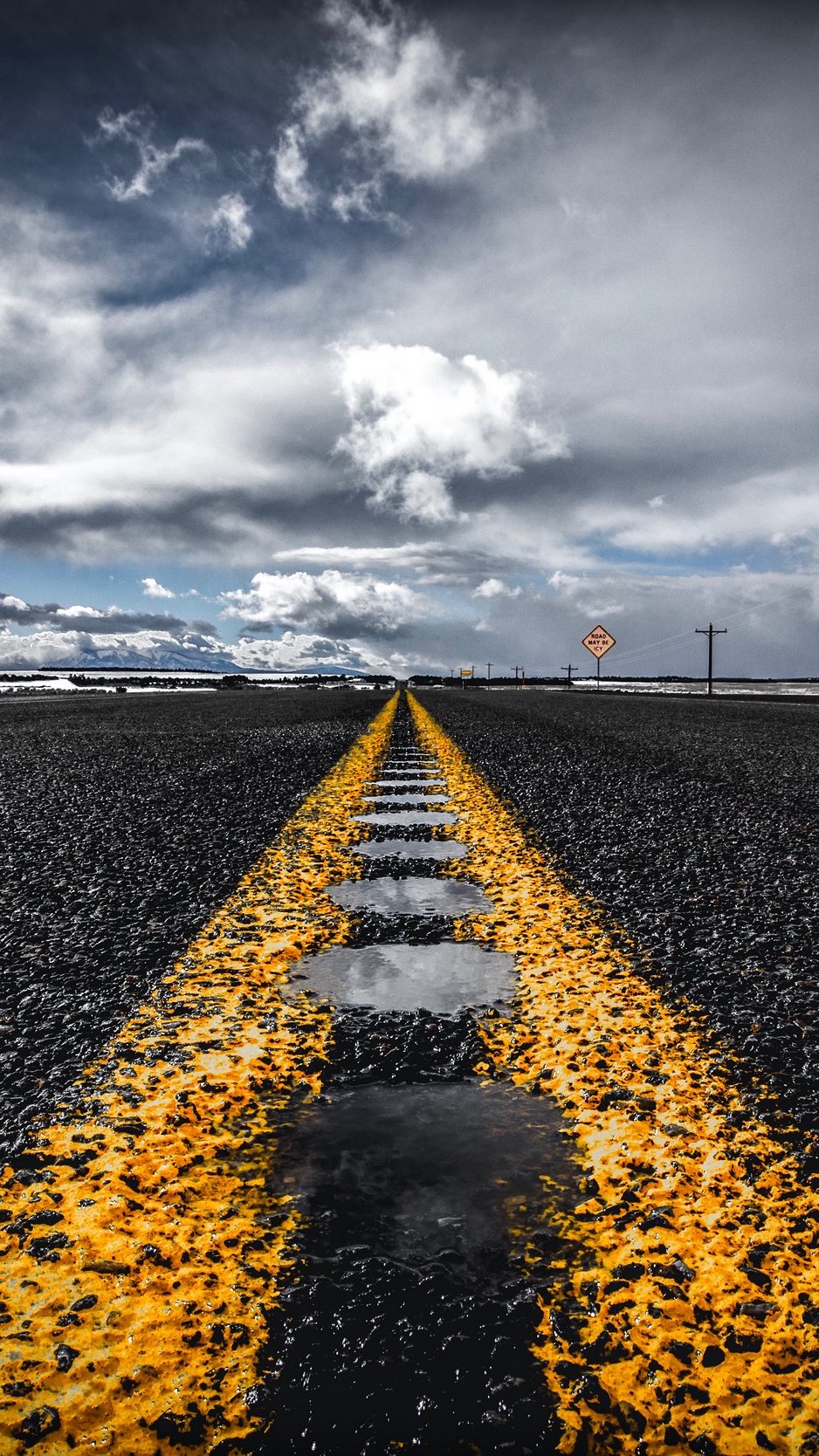 Wallpaper Road, Marking, Horizon, Asphalt , HD Wallpaper & Backgrounds