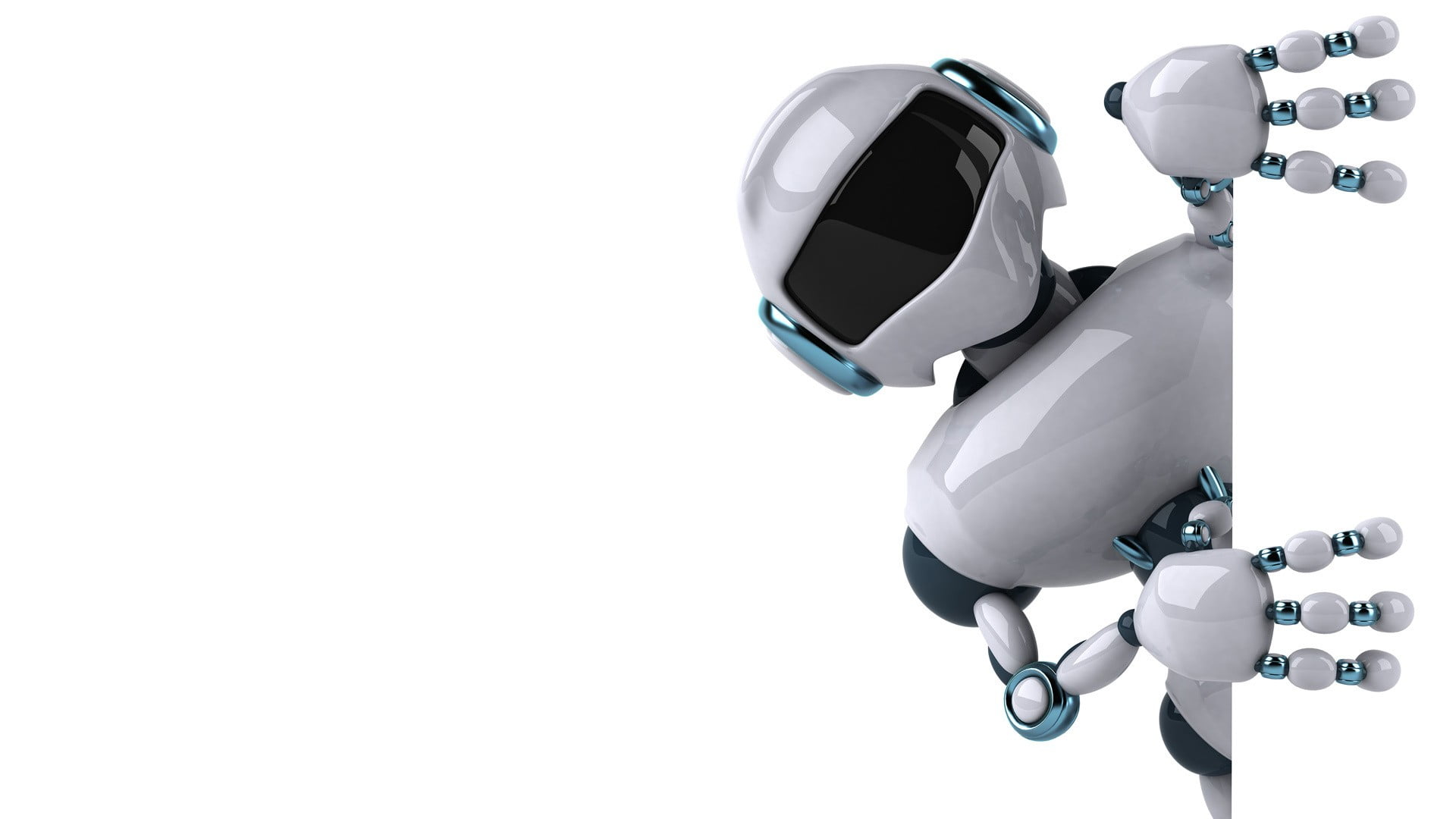 White Robot Illustration, Technology, Robot Hd Wallpaper - Robots Backgrounds , HD Wallpaper & Backgrounds