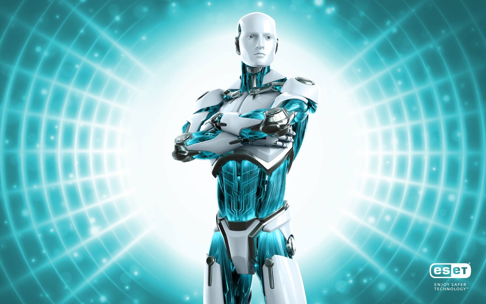 Eset Robot - Robot Nod32 , HD Wallpaper & Backgrounds