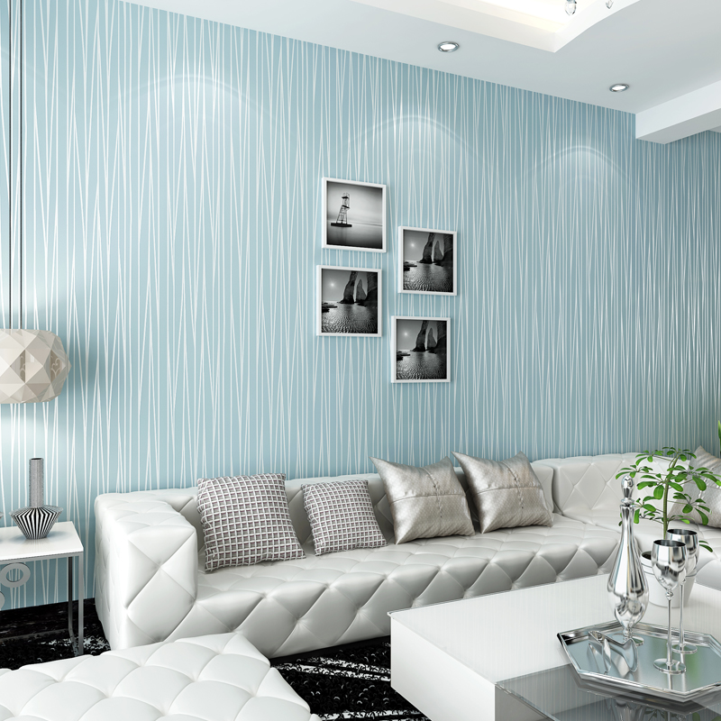 Moonlight Non-woven Wallpaper Solid Color Plain 3d - Interior Design In Home , HD Wallpaper & Backgrounds