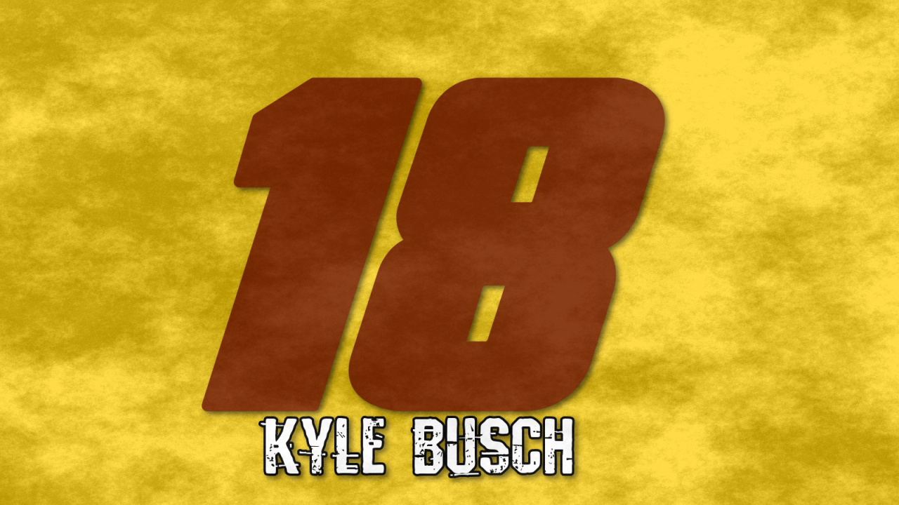 Kyle Busch, 2016 - Orange , HD Wallpaper & Backgrounds