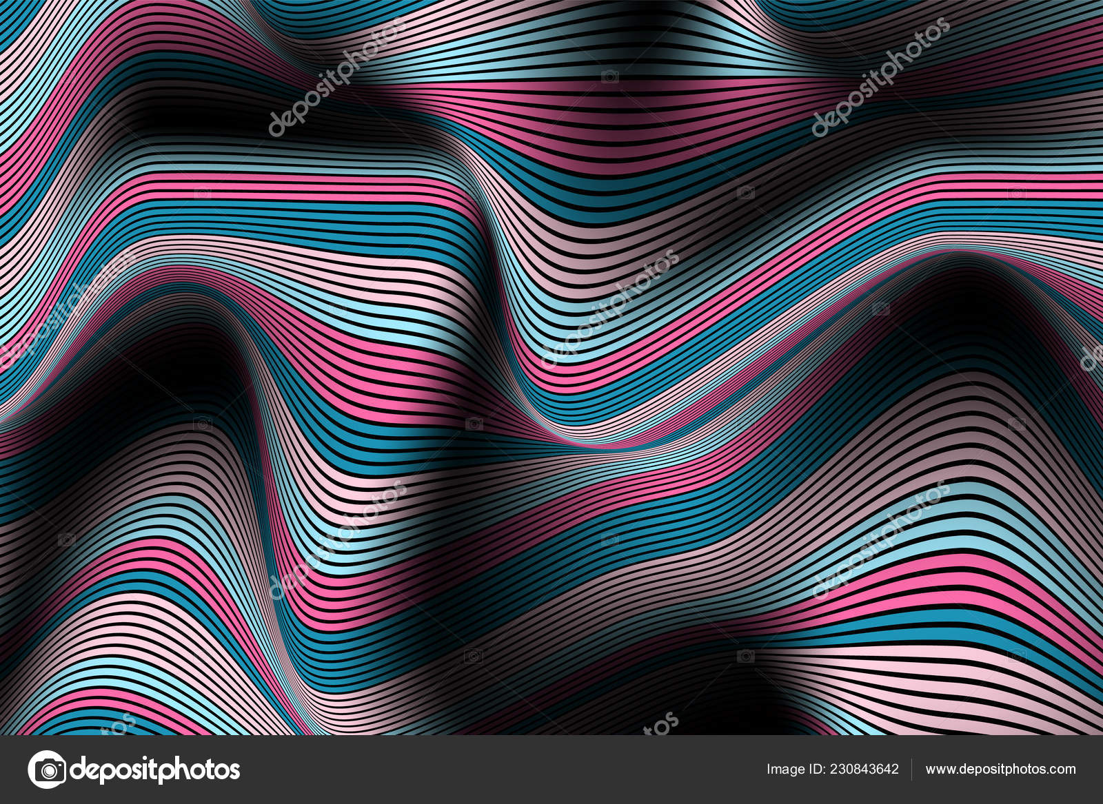 Vector Wallpaper With Effect Of Volume And Movement - Graphic Design , HD Wallpaper & Backgrounds