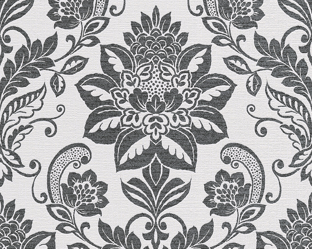 Black Pandora 288875 Wallpaper - Baroque Floral , HD Wallpaper & Backgrounds