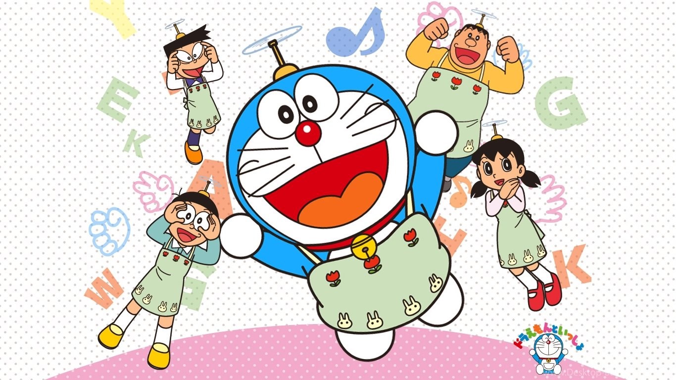 Widescreen - Doraemon Color Palette , HD Wallpaper & Backgrounds