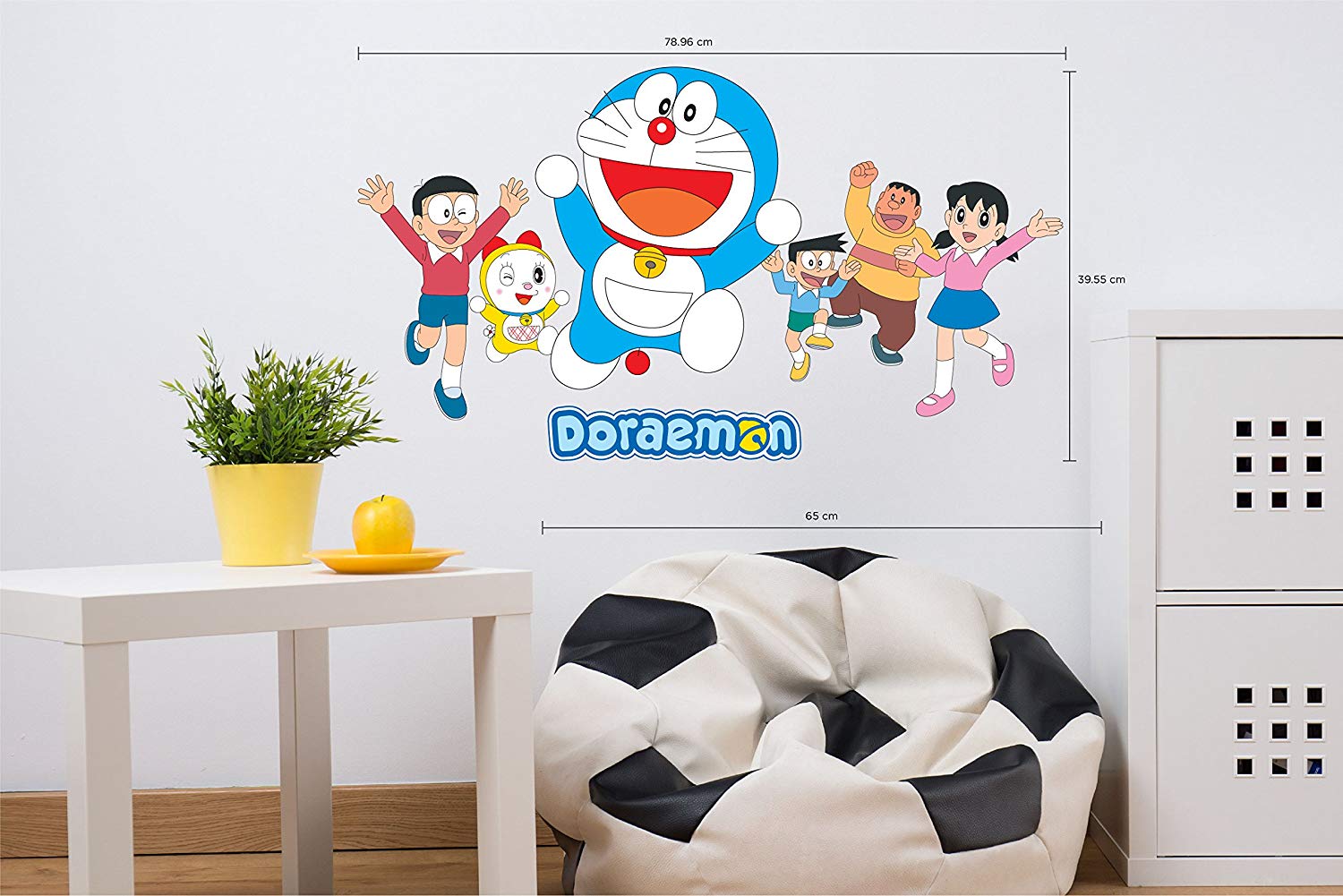 Asian Paints 'suneo, Dorami, Nobita And Shizuka For - Doraemon Wall Painting Designs , HD Wallpaper & Backgrounds