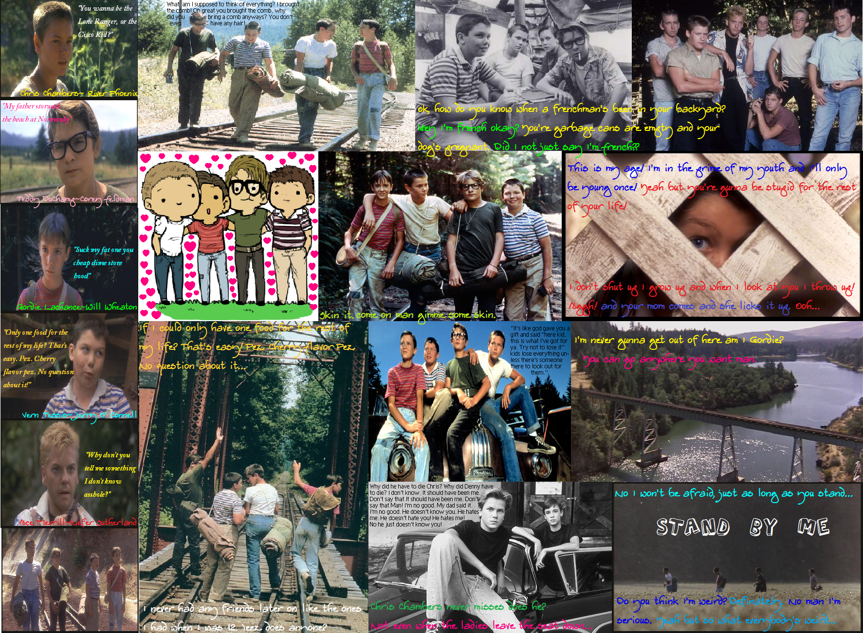 Stand By Me Images Stand By Me Wallpapers Hd Wallpaper - Collage , HD Wallpaper & Backgrounds