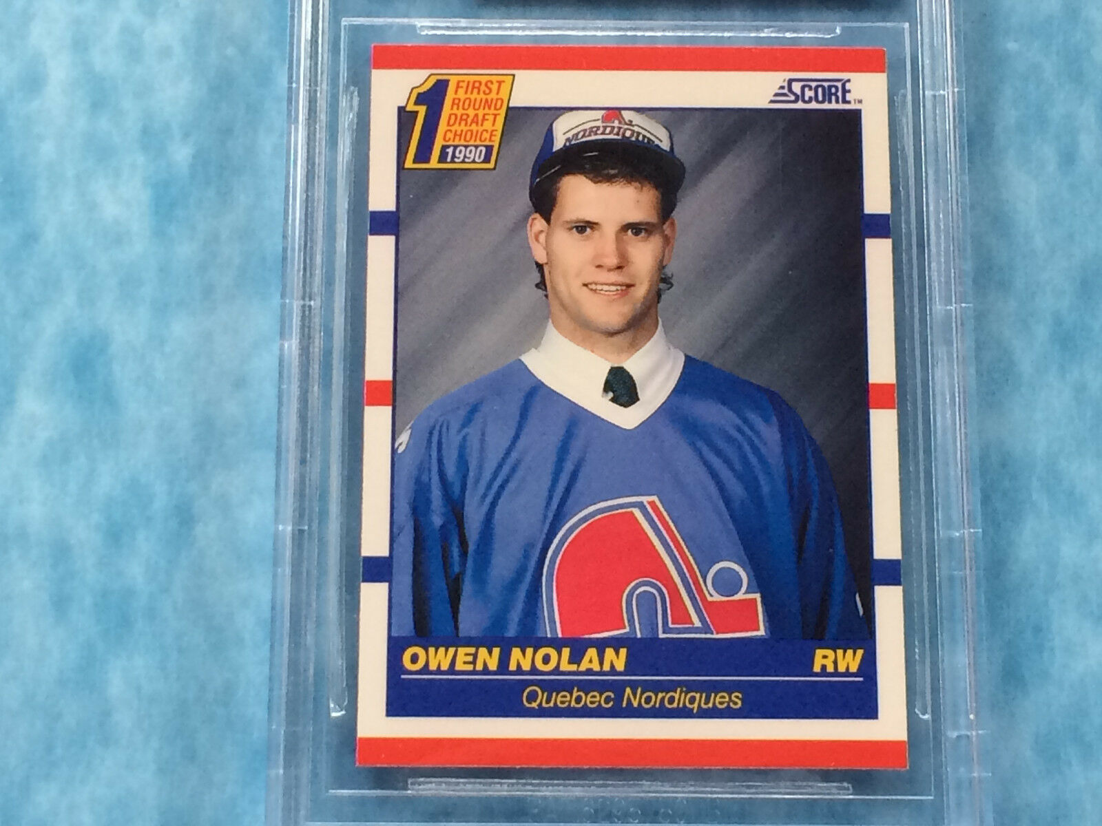 1991 Score Owen Nolan Quebec Nordiques - Owen Nolan , HD Wallpaper & Backgrounds