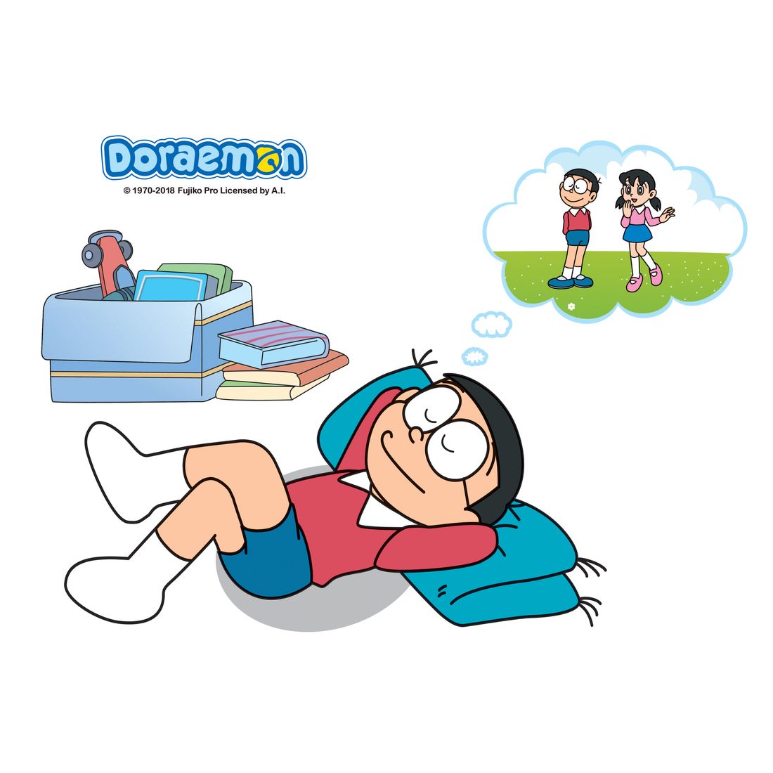 Doraemon Nobita Dreams Of Shizuka - Nobita Shizuka , HD Wallpaper & Backgrounds