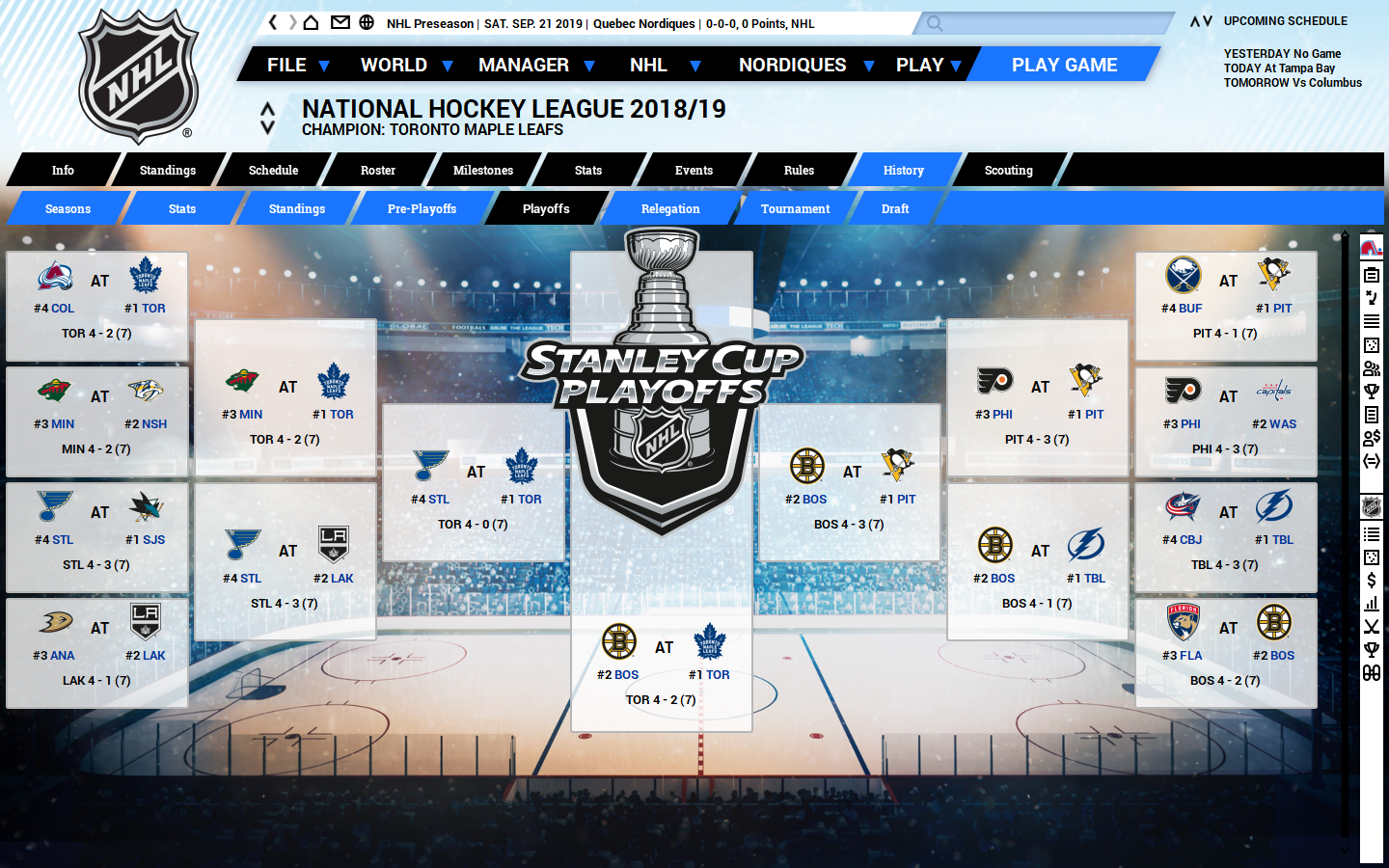 Stanley Cup Playoffs - Franchise Hockey Manager 5 , HD Wallpaper & Backgrounds