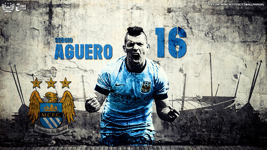 Aguero Wallpaper - Manchester City , HD Wallpaper & Backgrounds