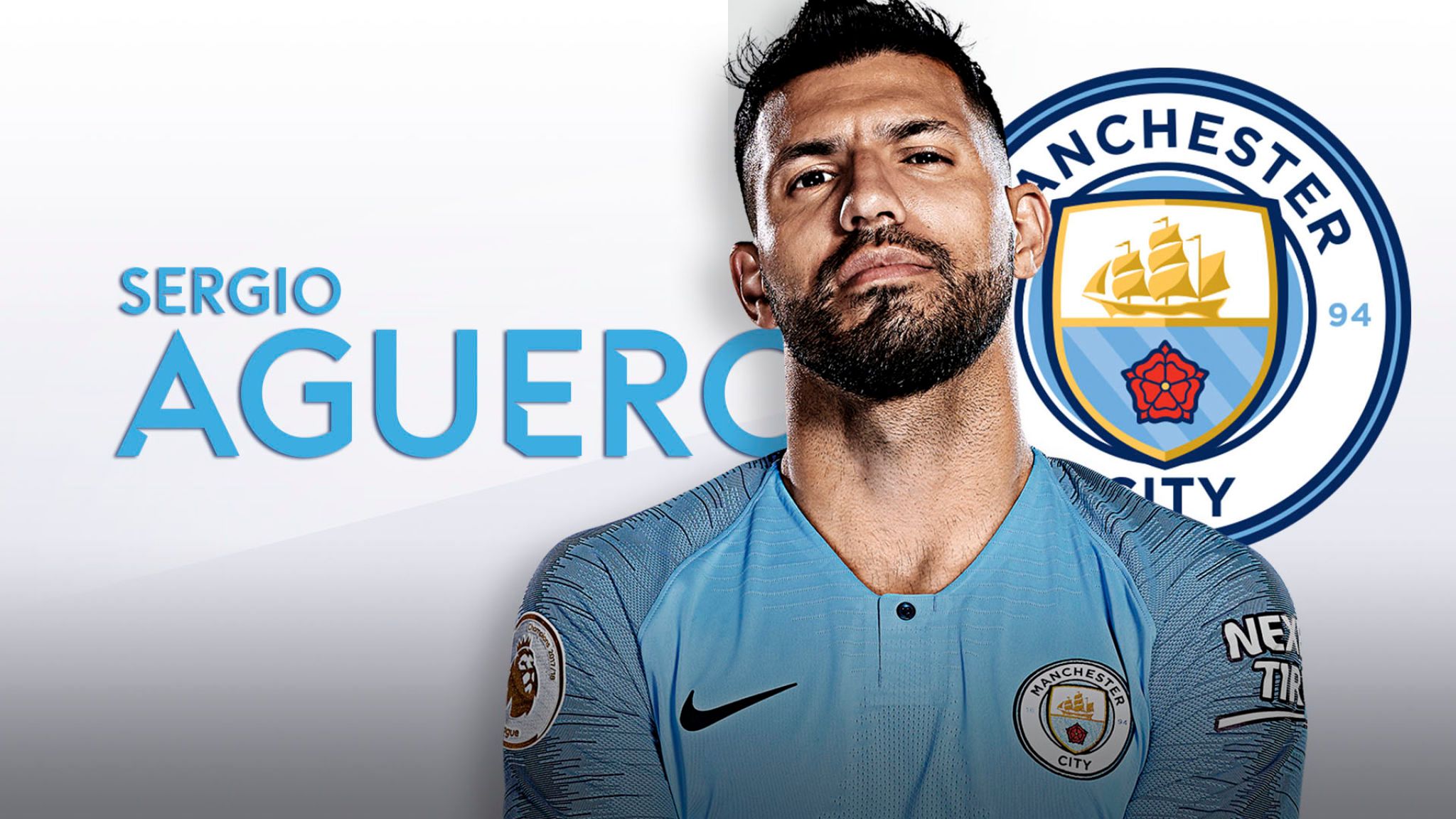 Sergio Aguero In Contention For 2018/19 Player Of The - Aguero 2018 , HD Wallpaper & Backgrounds