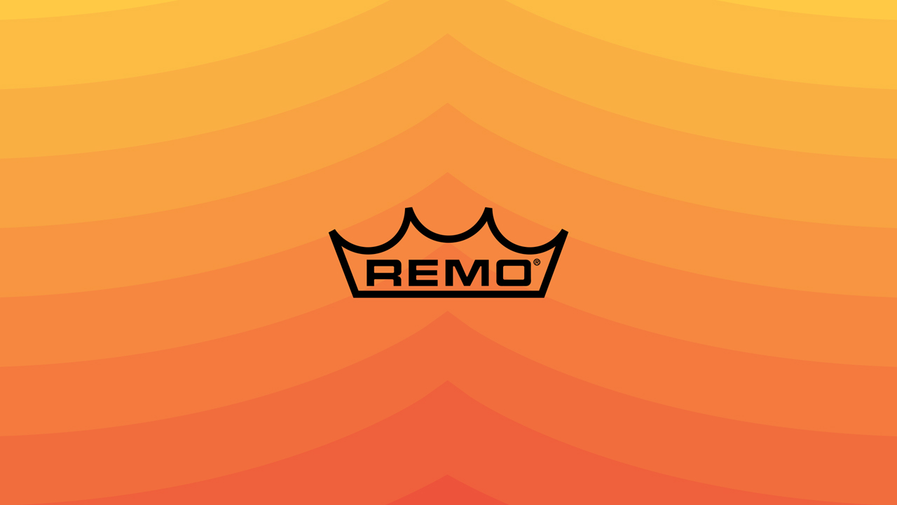 Remo Crown On Orange - Remo Drum , HD Wallpaper & Backgrounds