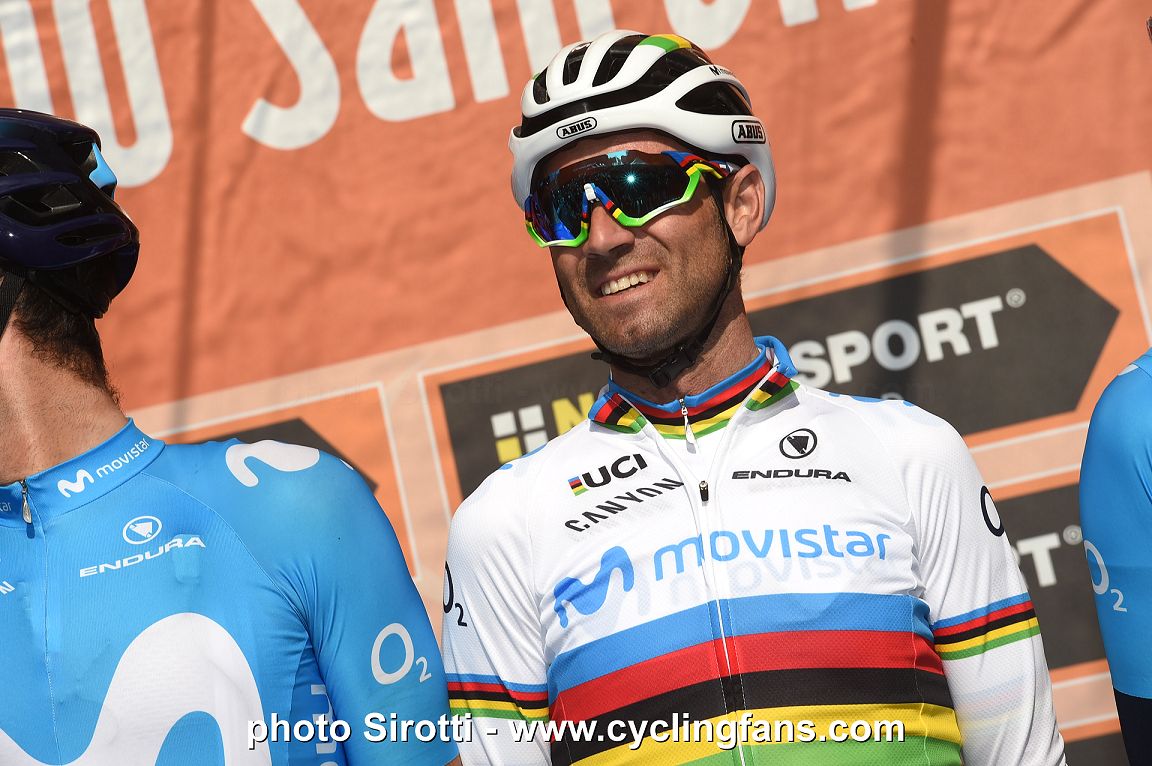 Photo Copyright © 2019 Fotoreporter Sirotti/cyclingfans - Alejandro Valverde Milan San Remo 2019 , HD Wallpaper & Backgrounds
