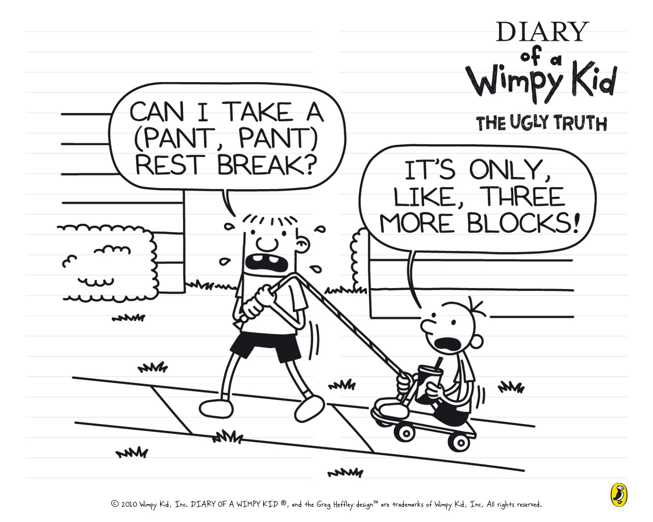 Wimpy Kid Wallpaper - Diary Of A Wimpy Kid The Ugly Truth , HD Wallpaper & Backgrounds