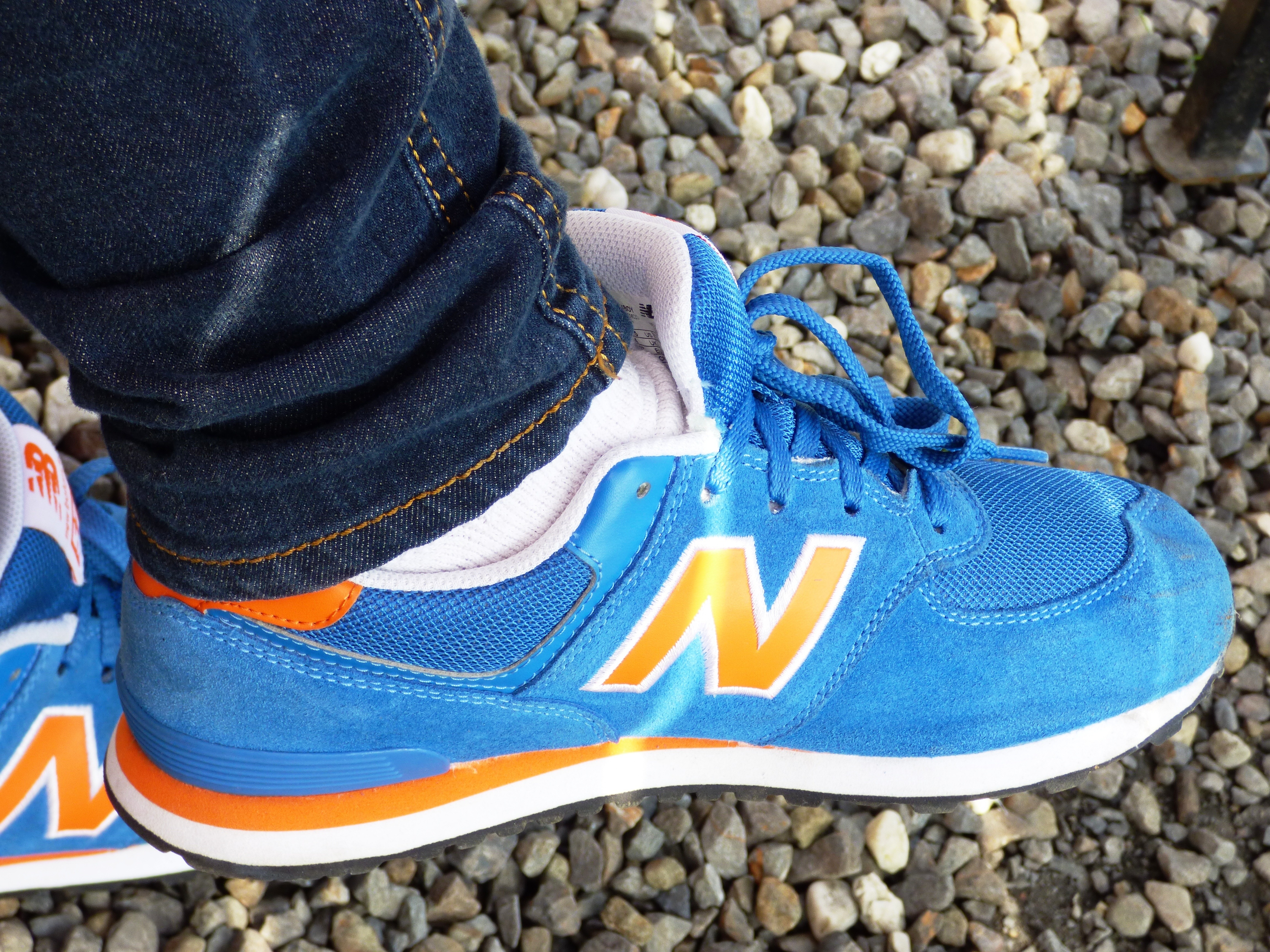 Blue And Orange New Balance Low Top Sneakers Preview - Spring Shoes Adidas Nike , HD Wallpaper & Backgrounds