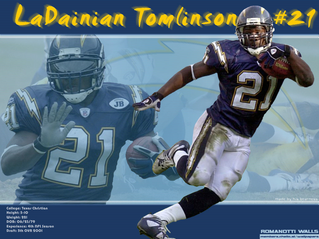 San Diego Chargers Images Chargers Hd Wallpaper And - Ladainian Tomlinson , HD Wallpaper & Backgrounds