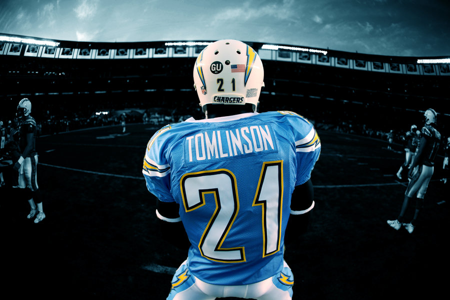 Ladainian Tomlinson 1080p Hd Wallpaper Wpt7406520 - Ladainian Tomlinson Back Jersey , HD Wallpaper & Backgrounds