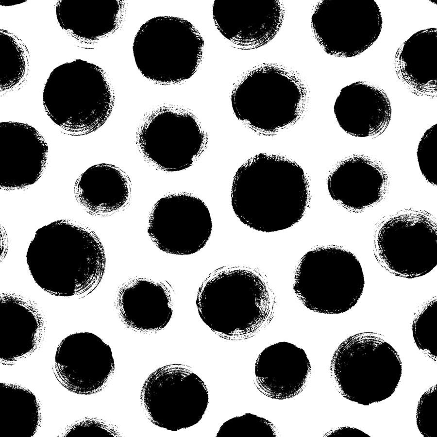 Dalmatian Spots - Handmade Dot Pattern , HD Wallpaper & Backgrounds