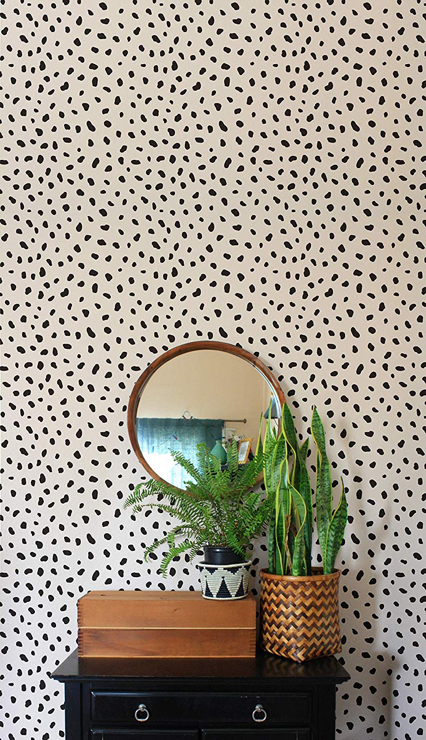 Cheetah Stencils - Cheetah Spots Wall Stencil , HD Wallpaper & Backgrounds