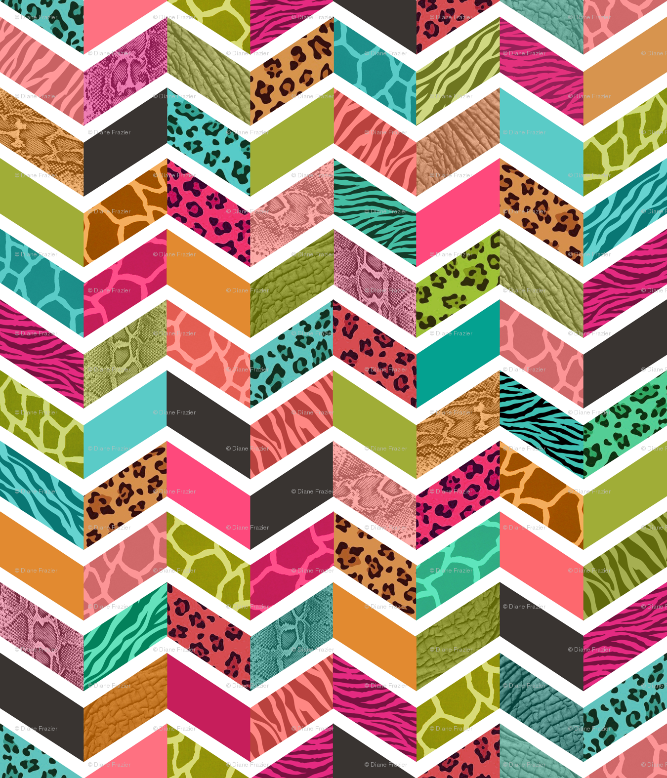 Animal Print Chevron , HD Wallpaper & Backgrounds