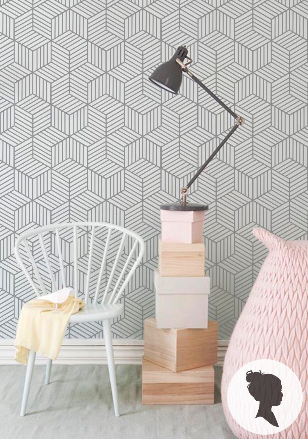 Livettes Wallpaper - Modern Gray Adhesive , HD Wallpaper & Backgrounds