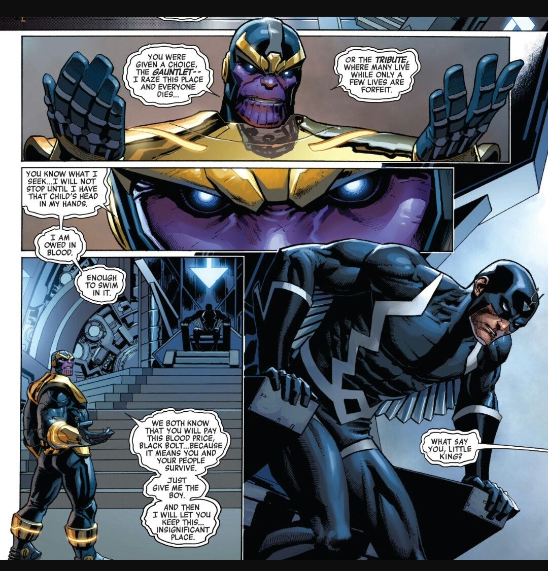 Black Bolt Vs Thanos Free Black, Hd Wallpaper, Black - Thanos Uses Black Bolt , HD Wallpaper & Backgrounds