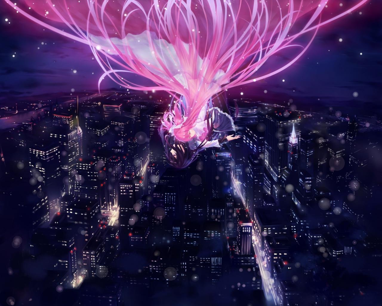 Anime Girl Fallen Angel , HD Wallpaper & Backgrounds