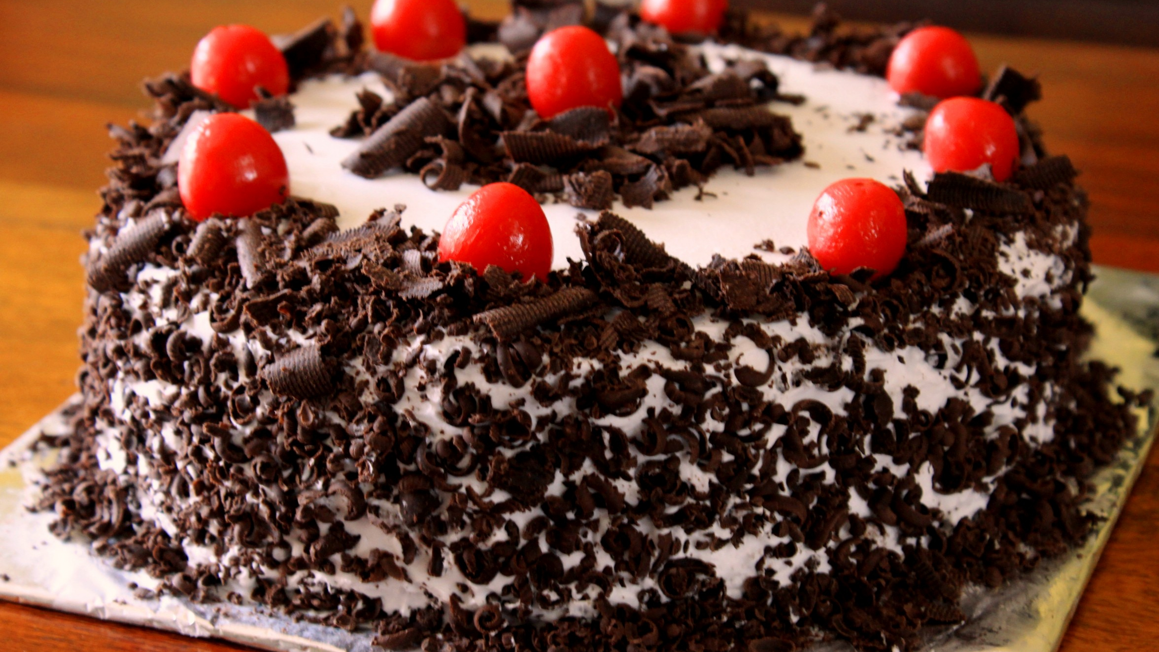 3840 X - Black Forest Ice Cake , HD Wallpaper & Backgrounds