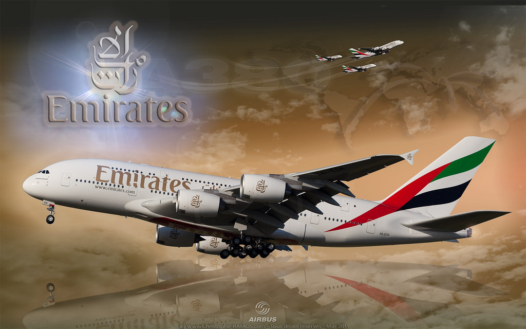 Wallpaper - Emirates A380 , HD Wallpaper & Backgrounds