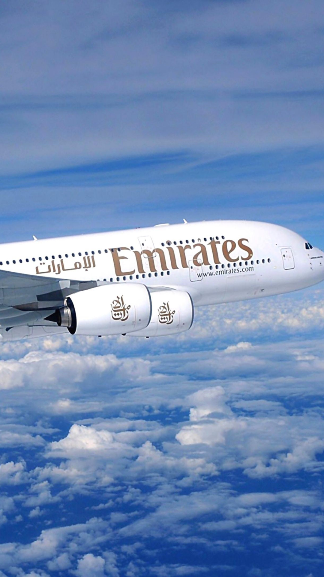 Wide Body Aircraft, Airbus A380, Emirates, Airbus, - Emirates A380 , HD Wallpaper & Backgrounds