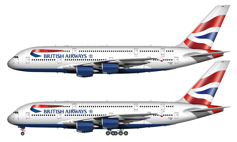 British Airways A380 - British Airways A380 Livery , HD Wallpaper & Backgrounds