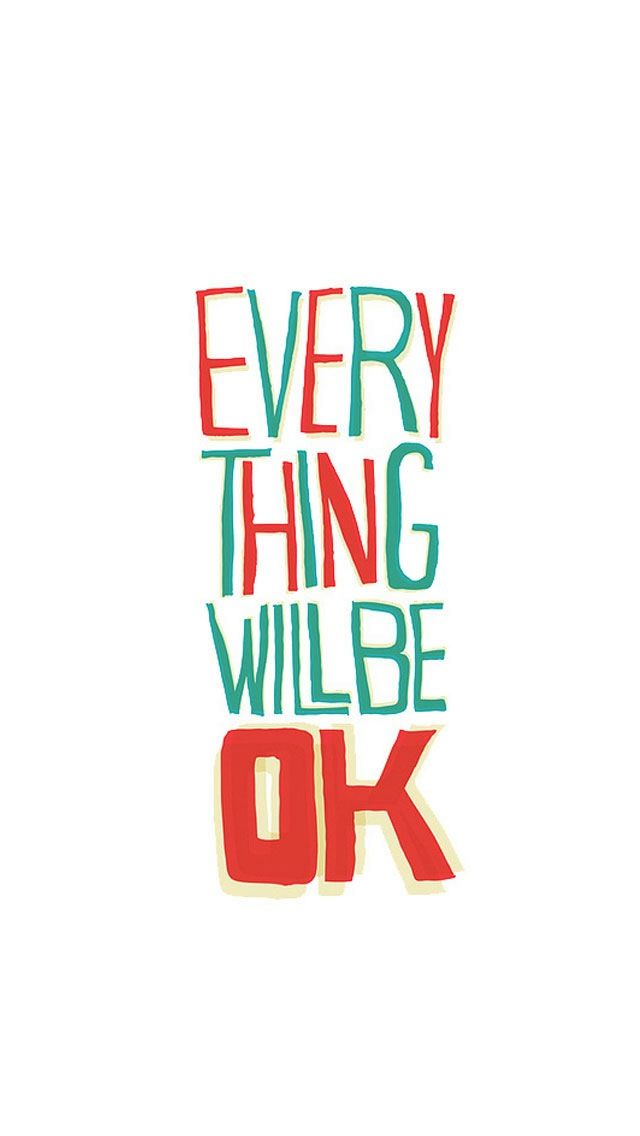 Everything Will Be Ok - Graphic Design , HD Wallpaper & Backgrounds