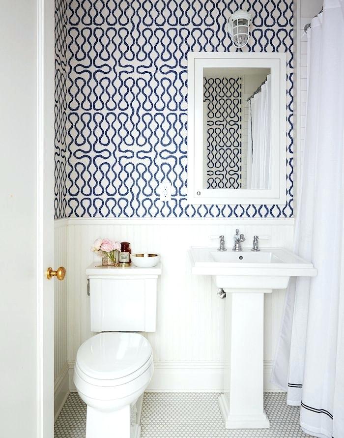 Best Wallpaper For Bathrooms Best Wallpapered Bathroom - Bathroom Wall Paper , HD Wallpaper & Backgrounds