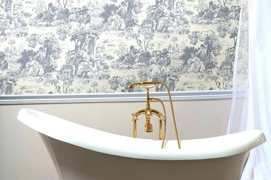 Small Bathroom Wallpaper Ideas Capricious For Bathrooms - Bathroom Wallpaper Ideas 2019 , HD Wallpaper & Backgrounds