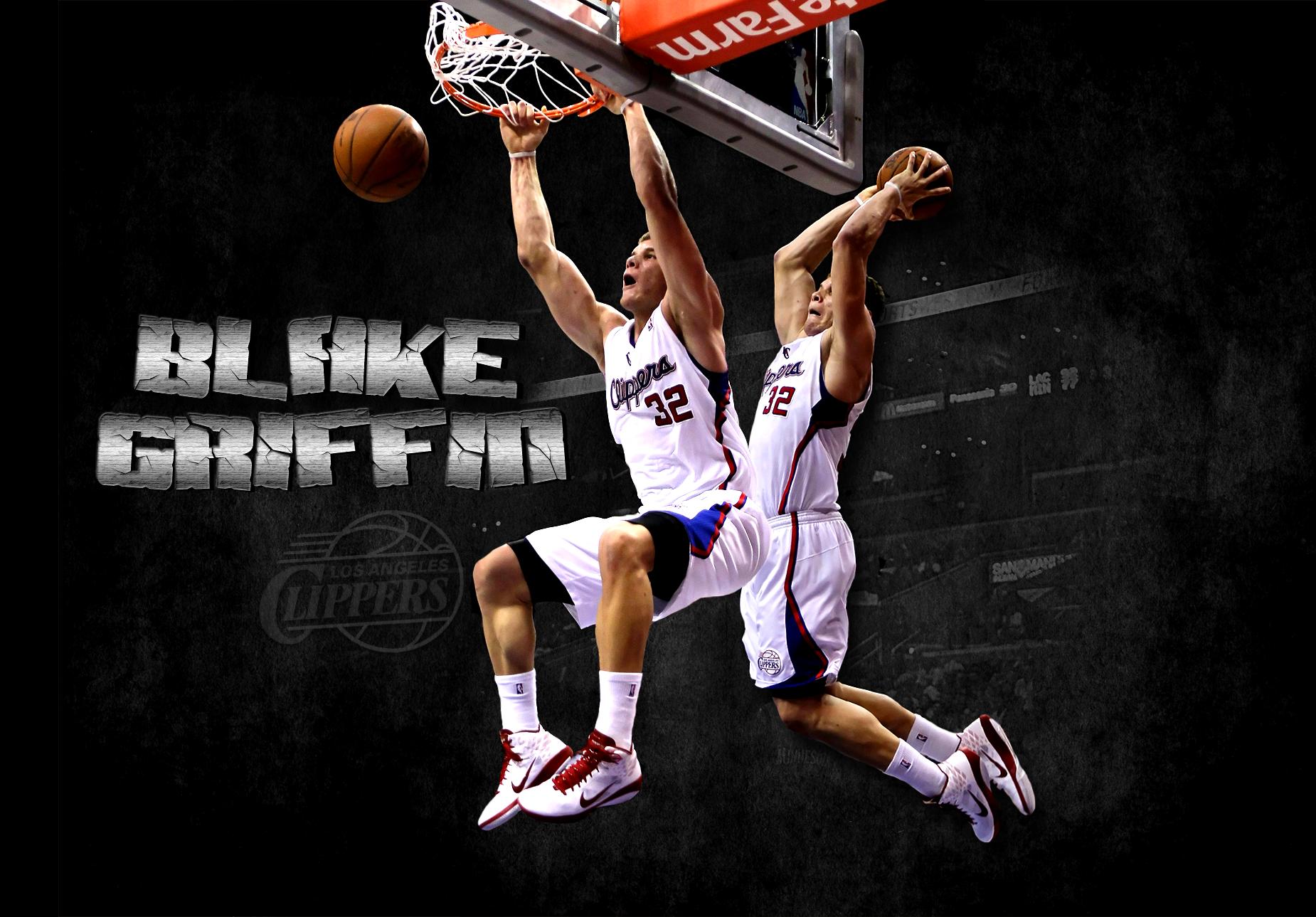 Blake Griffin Wallpaper - Blake Griffin Dunk , HD Wallpaper & Backgrounds