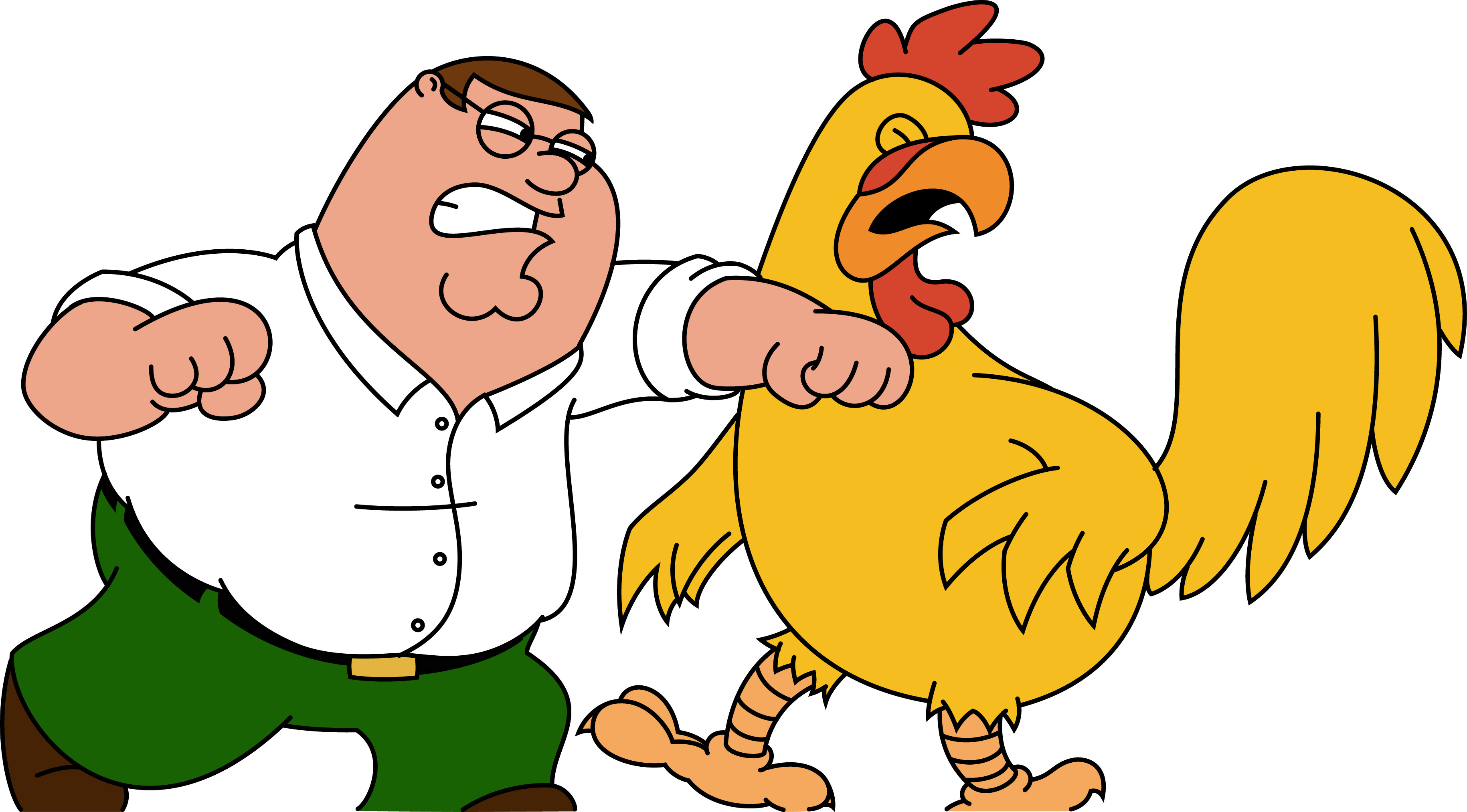 Peter Griffin - Peter Griffin Punching Chicken , HD Wallpaper & Backgrounds