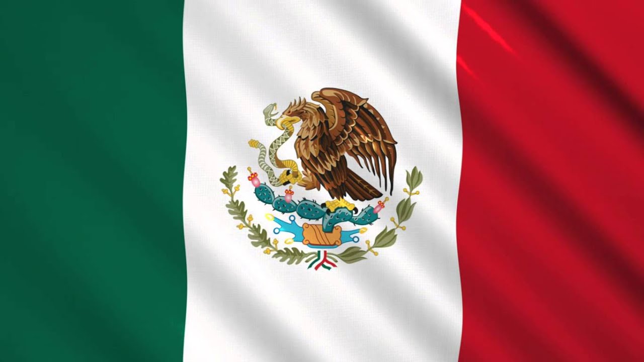 Bandera De México Video Background - Mexico Flag Square , HD Wallpaper & Backgrounds