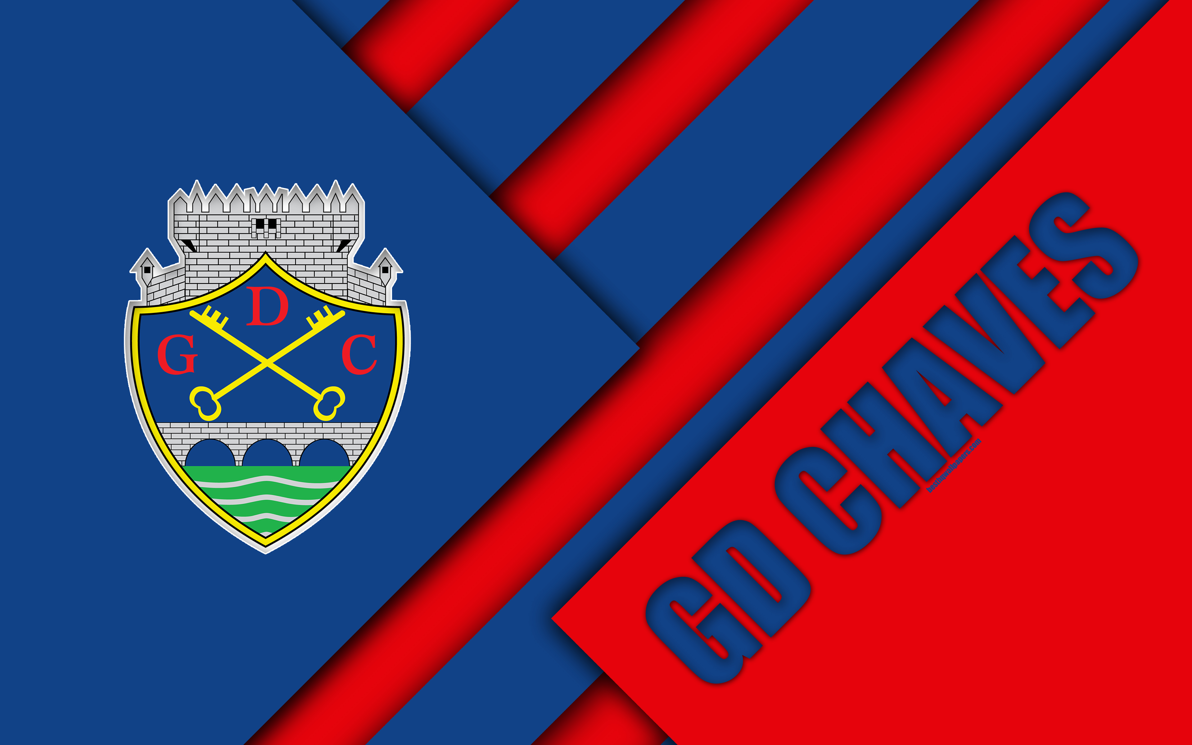 Gd Chaves, Blue Red Abstraction, Portuguese Football - G.d. Chaves , HD Wallpaper & Backgrounds