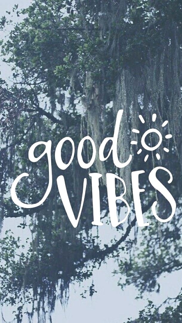 Frases Positive Vibes Tumblr Background Good Good Vibes - Lock Screen Good Vibes , HD Wallpaper & Backgrounds