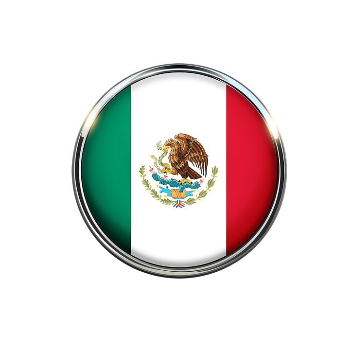 Mexico Flag Circle Mexican Flag Coat Of Arms Sky - Mexico Flag Circle Png , HD Wallpaper & Backgrounds