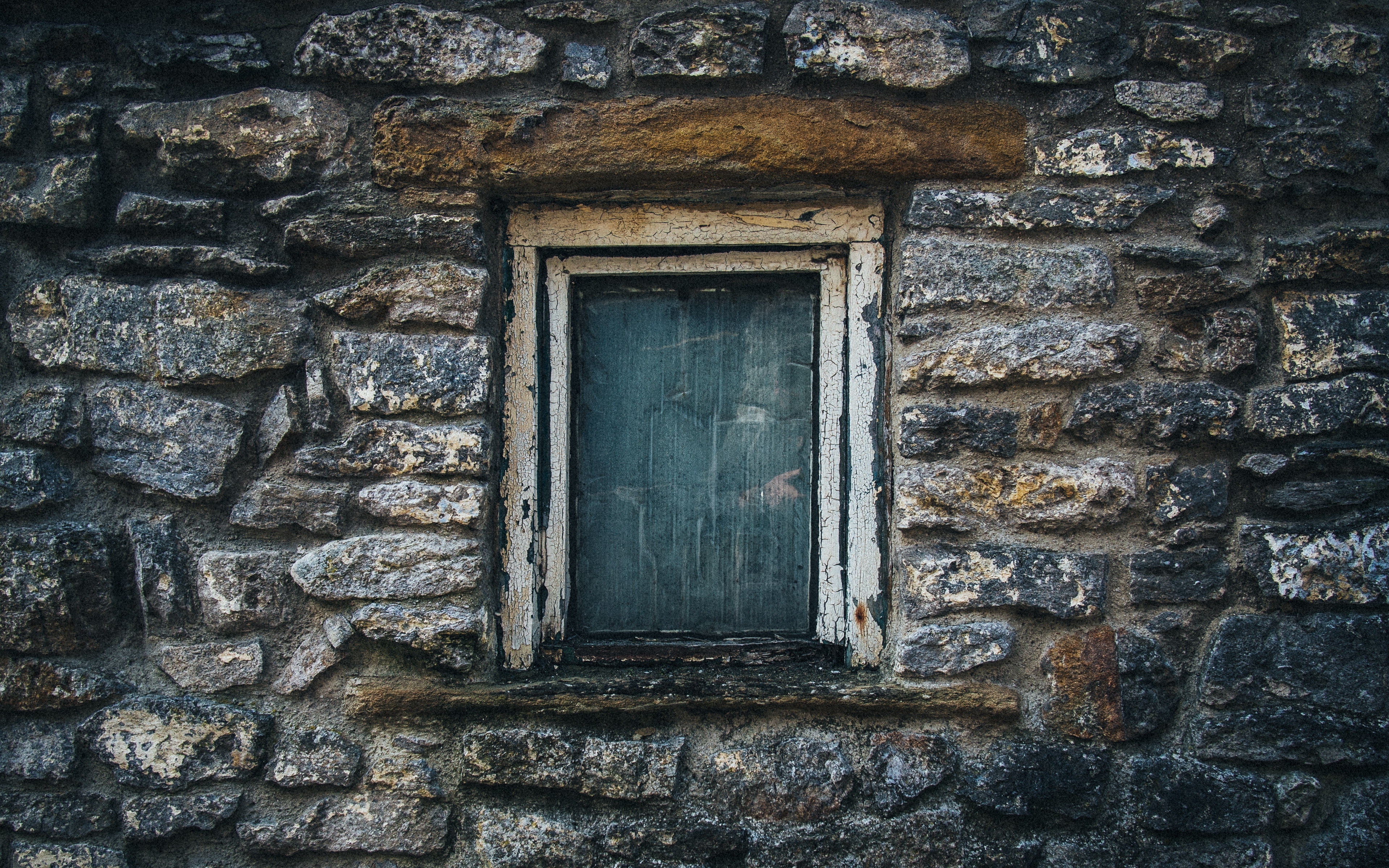 Wallpaper Window, Stone, Wall - Window In Stone Brick Wall , HD Wallpaper & Backgrounds