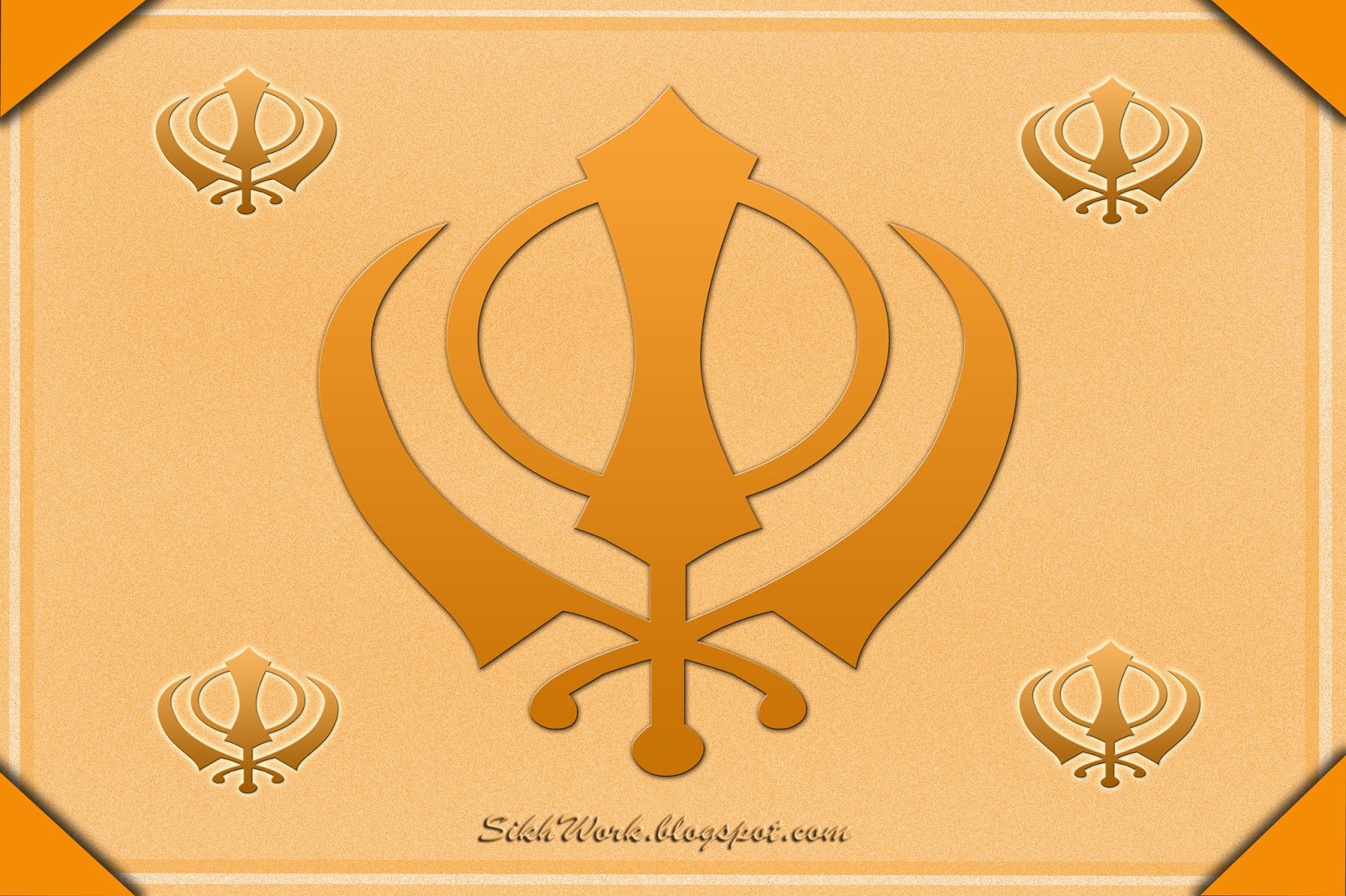 Hd Khanda Wallpaper - Central Sikh Gurdwara Board , HD Wallpaper & Backgrounds