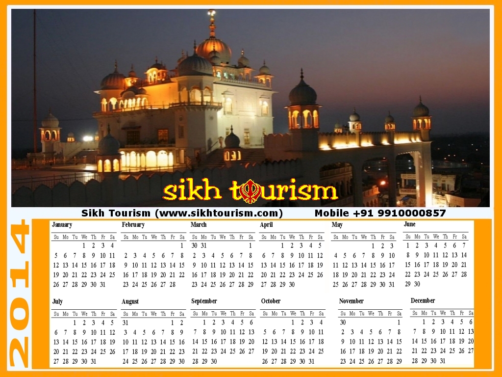 2014 Sikh Calendar - New Year In Punjabi Calendar , HD Wallpaper & Backgrounds